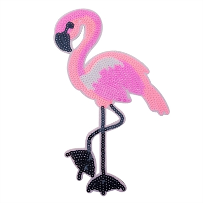 strygemærke-flamingo-palietter-pink